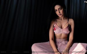 Indian actress Shivani Rangole looks beautiful in a pink attire